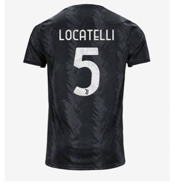 Juventus Manuel Locatelli #5 Bortedrakt 2022-23 Kortermet